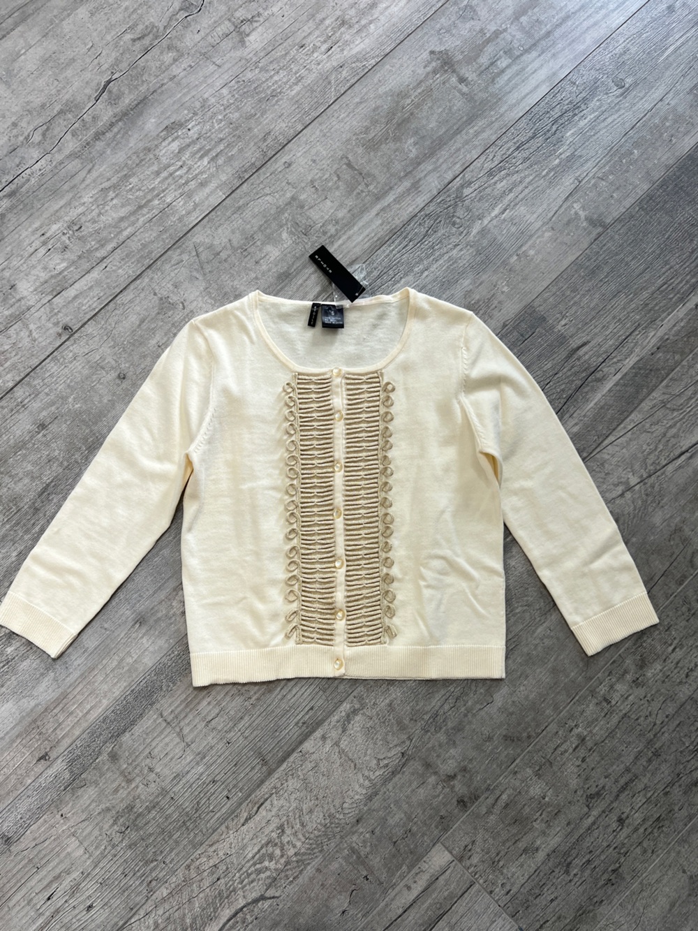 Etoile Classic Military Inspired Feminine 100% Cotton Cardigan